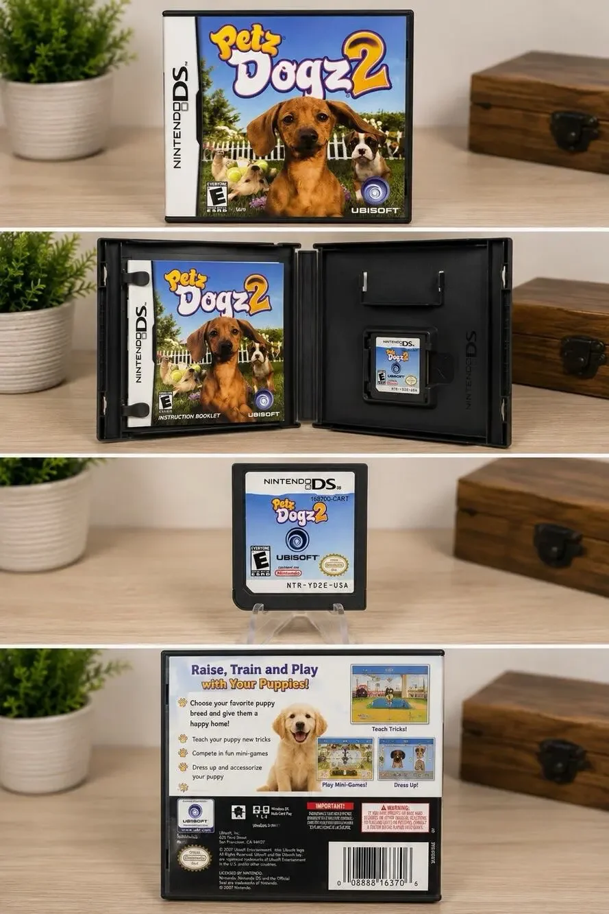 Petz Dogz 2 Nintendo DS Complete CIB Tested Authentic Ubisoft